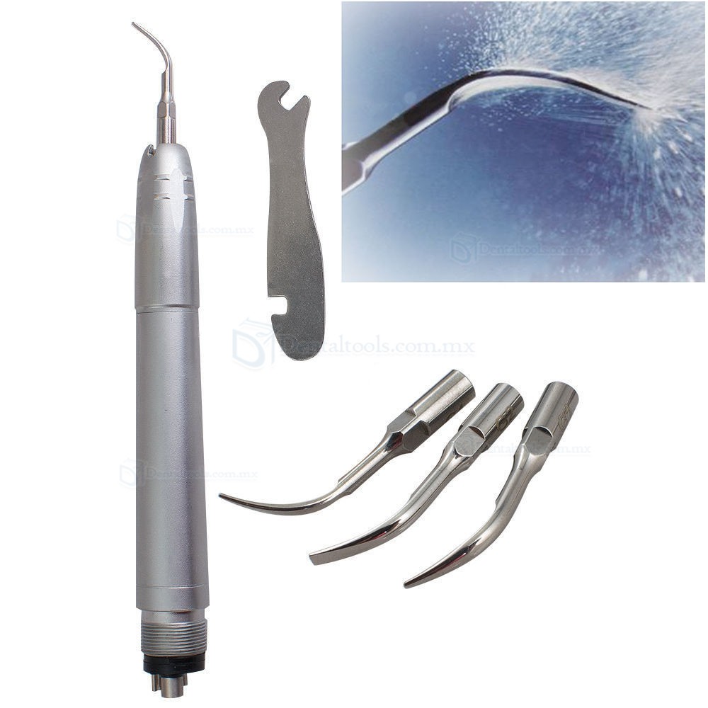 LY Escariador s&oacute;nico neum&aacute;tico para periodoncia de 4 orificios con 3 puntas